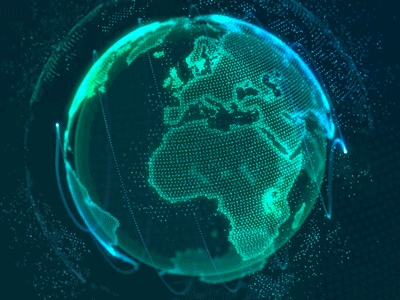 Global reach and local expertise illustration
